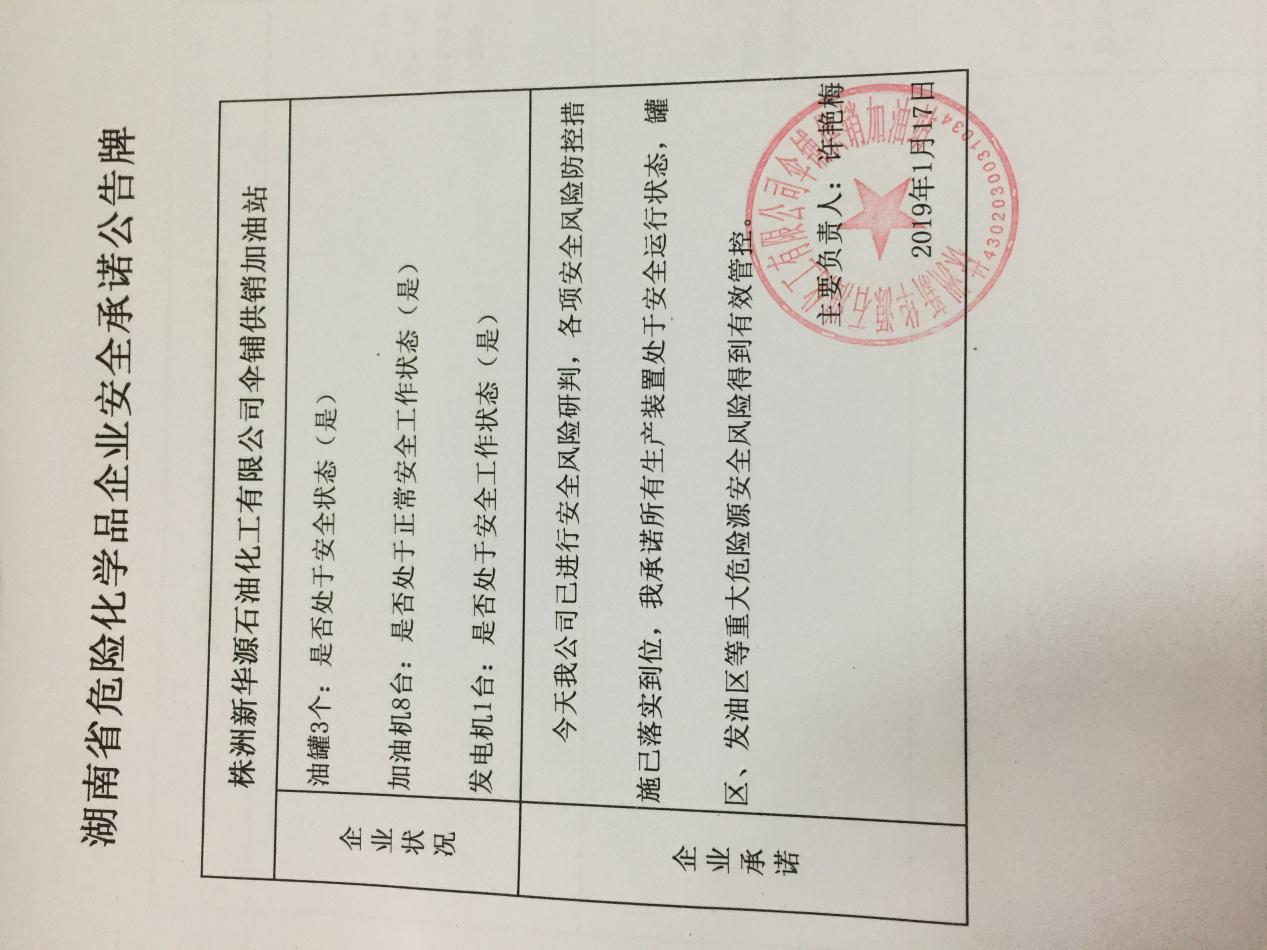 20190117安全承诺公告牌公示