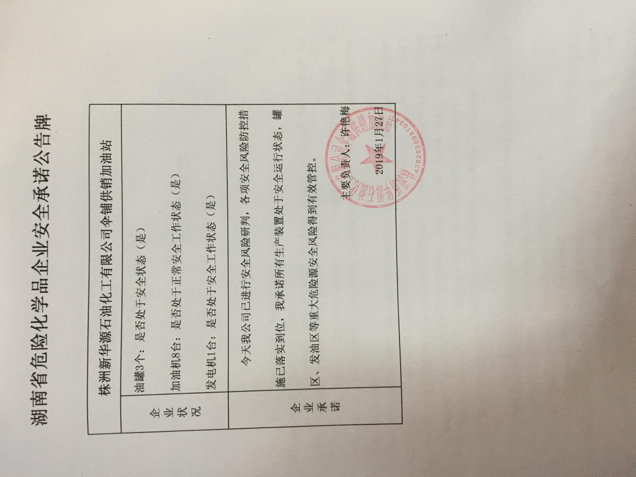 20190127安全承诺公告牌公示