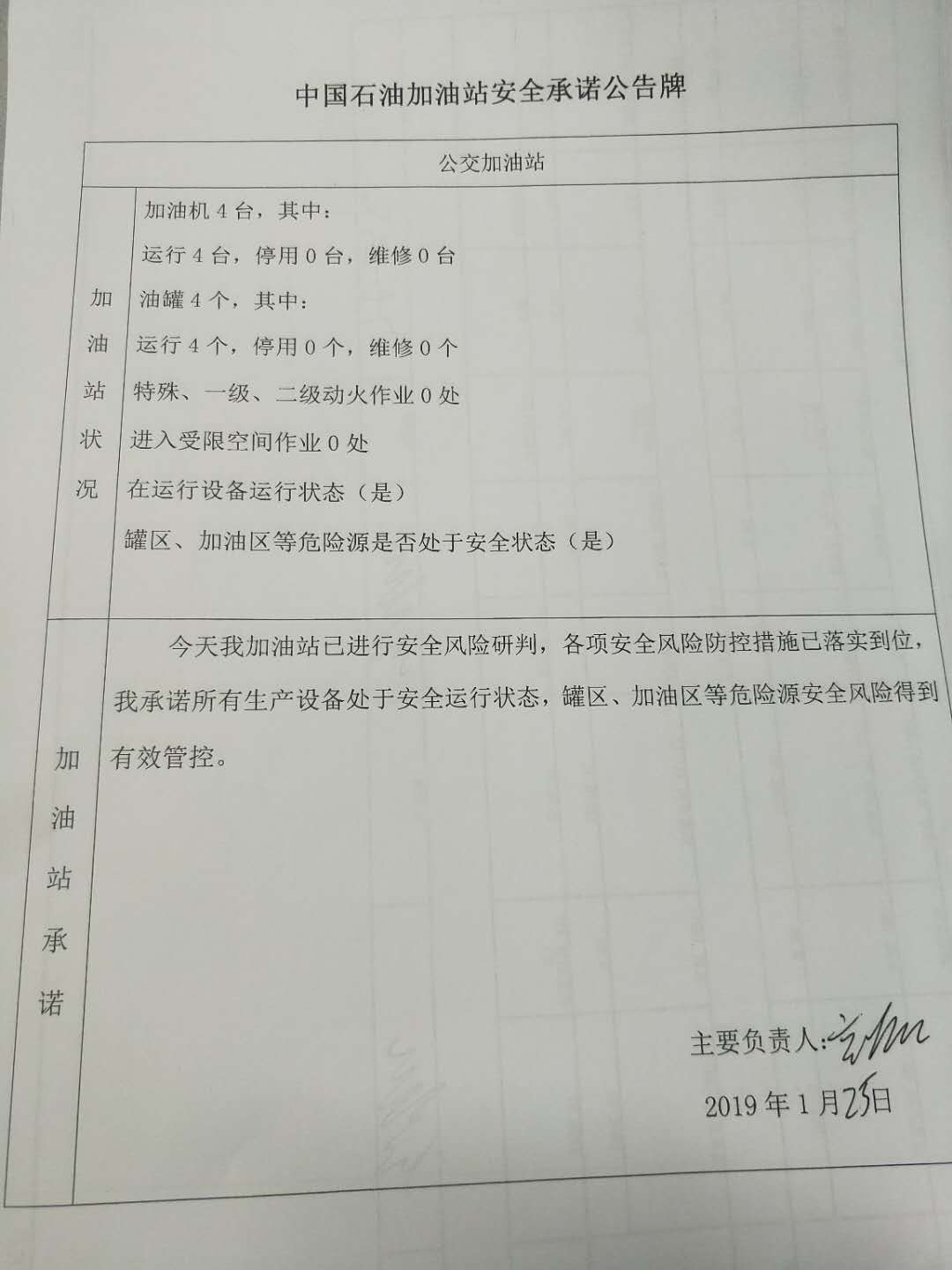 20190125安全承诺公告牌公示