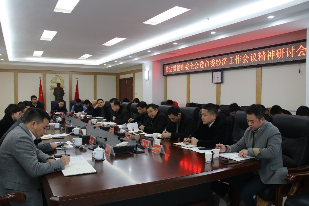 荷塘区召开传达贯彻市委全会暨市委经济工作会议精神研讨会