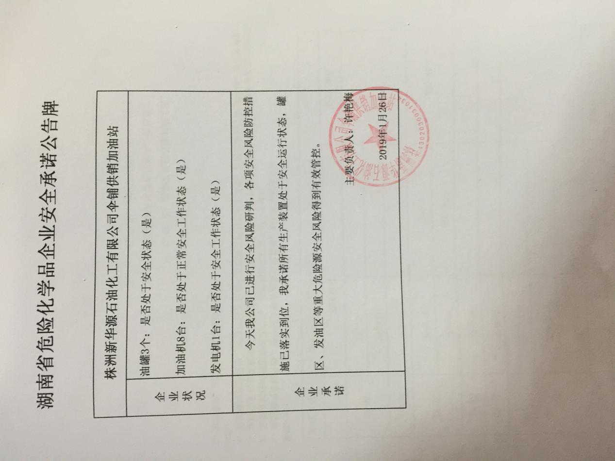 20190126安全承诺公告牌公示