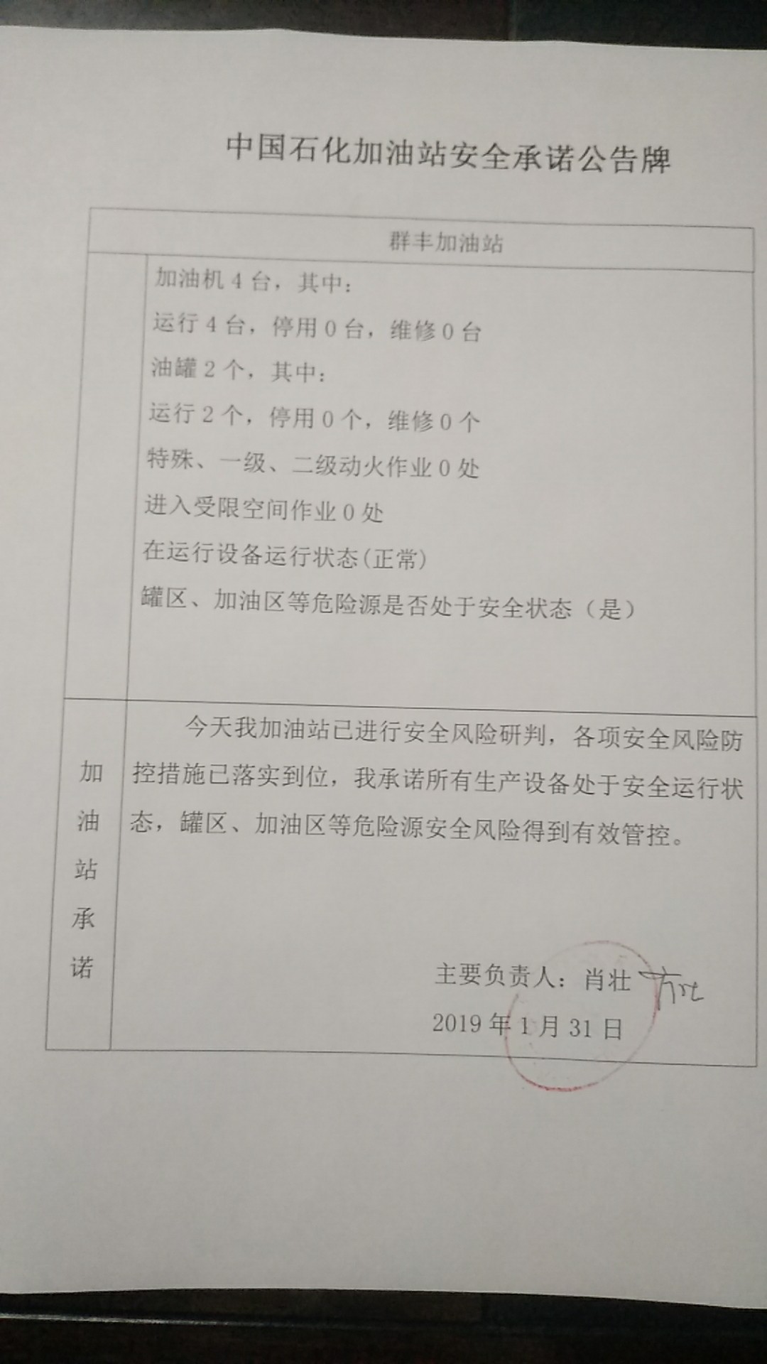 20190131安全承诺公告牌公示