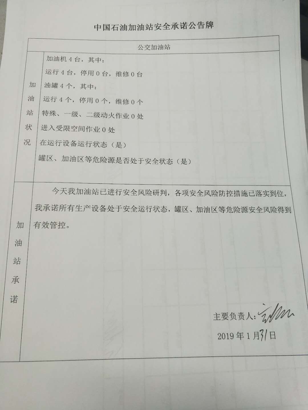 20190131安全承诺公告牌公示
