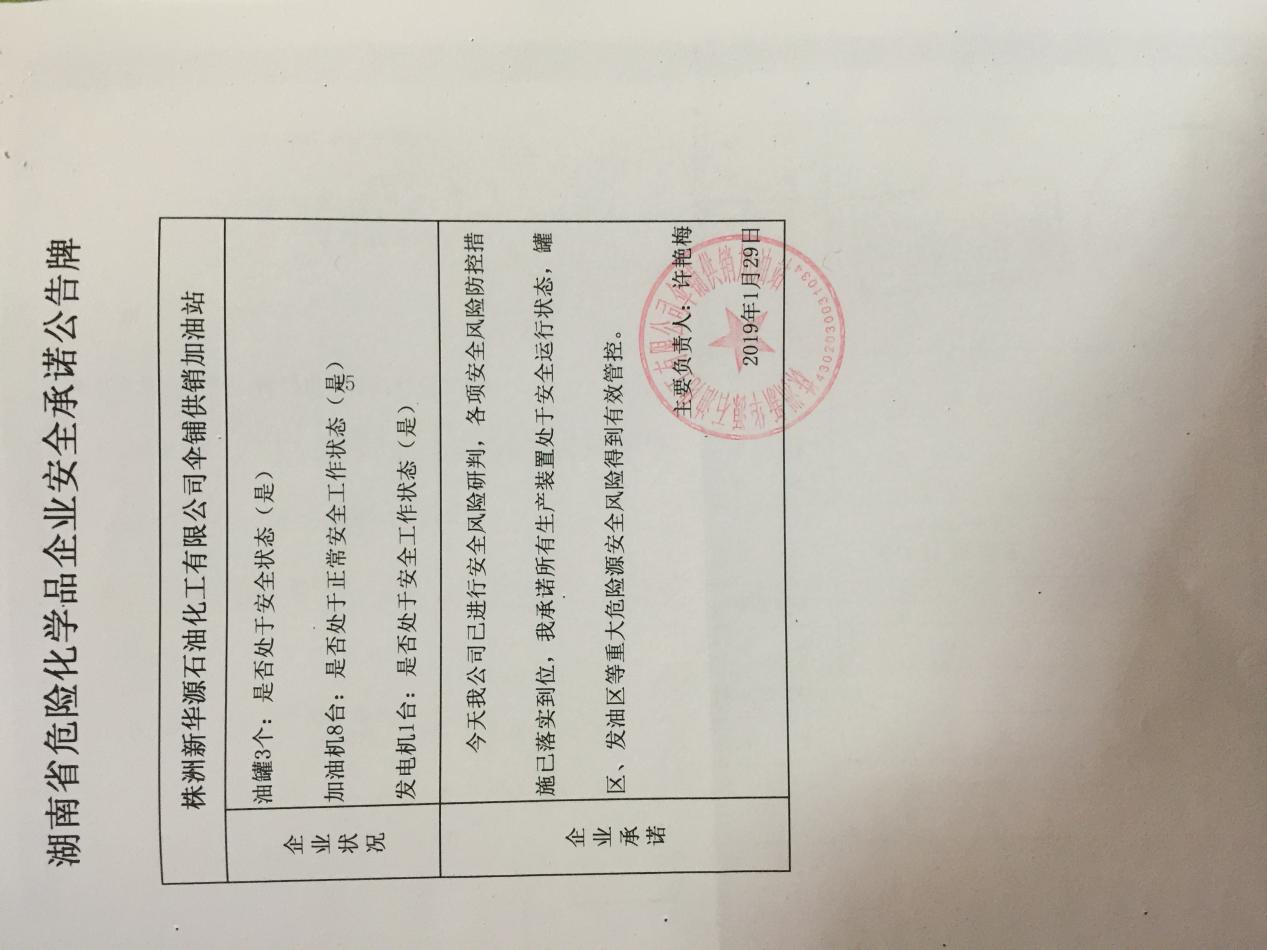 20190129安全承诺公告牌公示