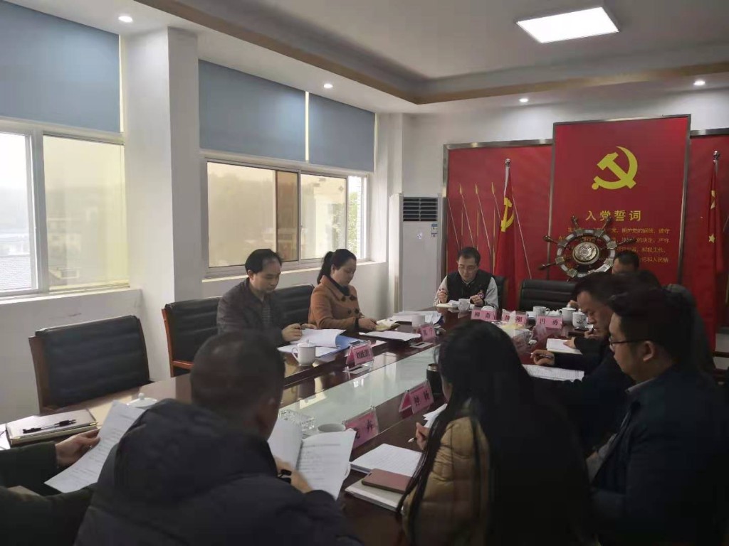 仙庾镇召开2018年度领导班子民主生活会