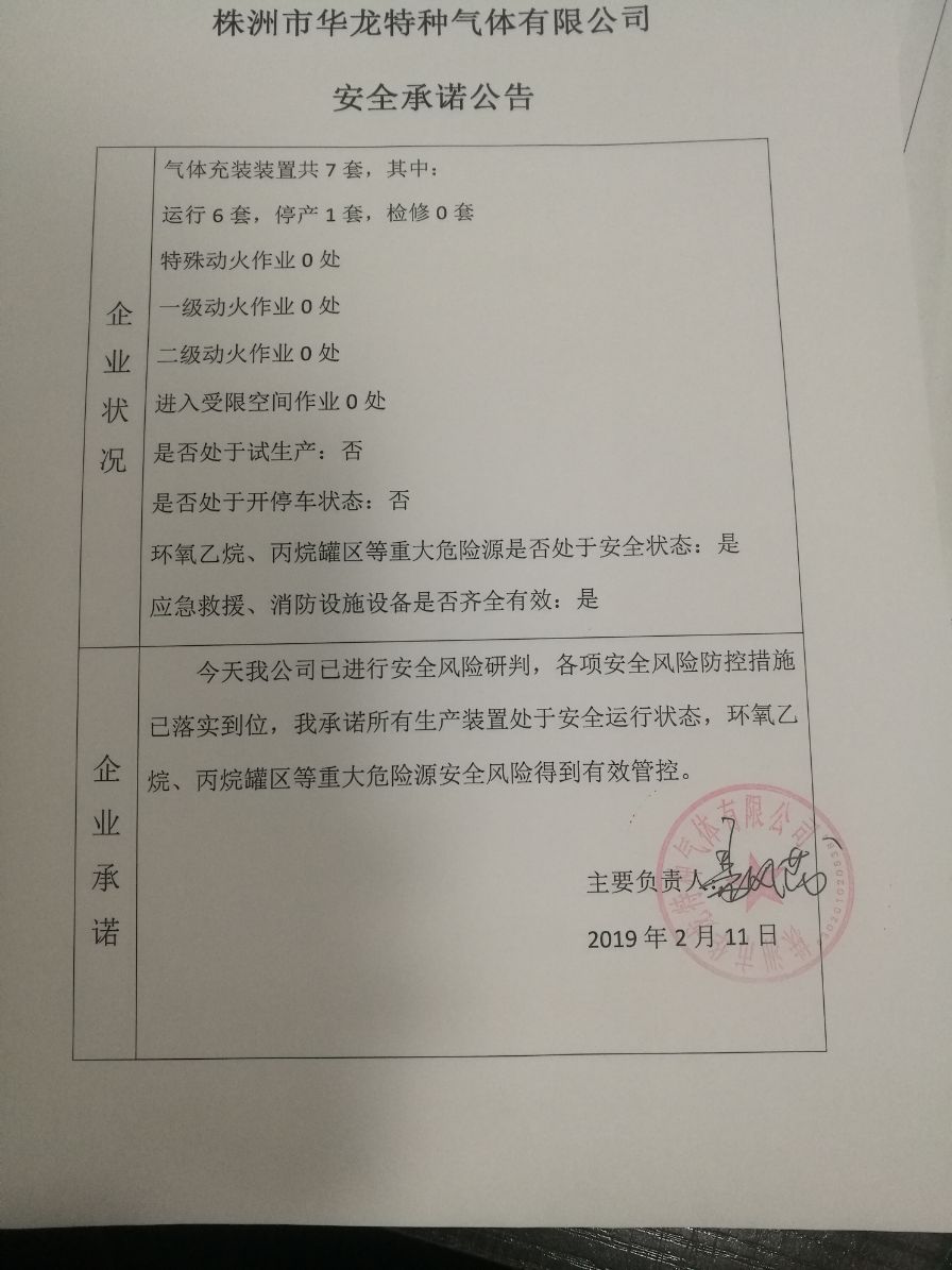 20190211安全承诺公告牌公示