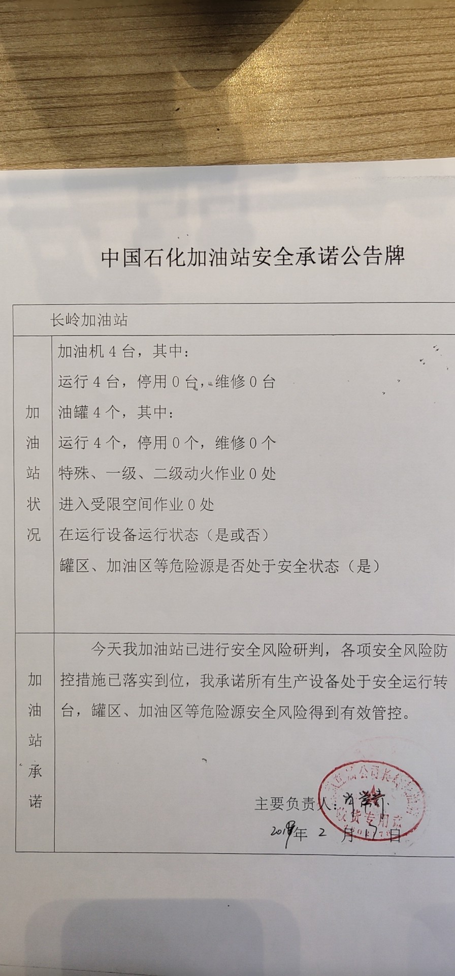 20190217安全承诺公告牌公示