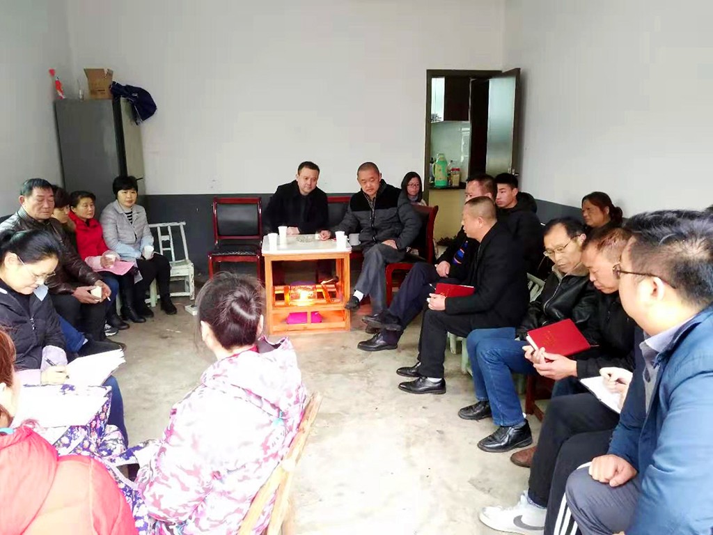 邬凌云到仙庾镇参加村民小组会