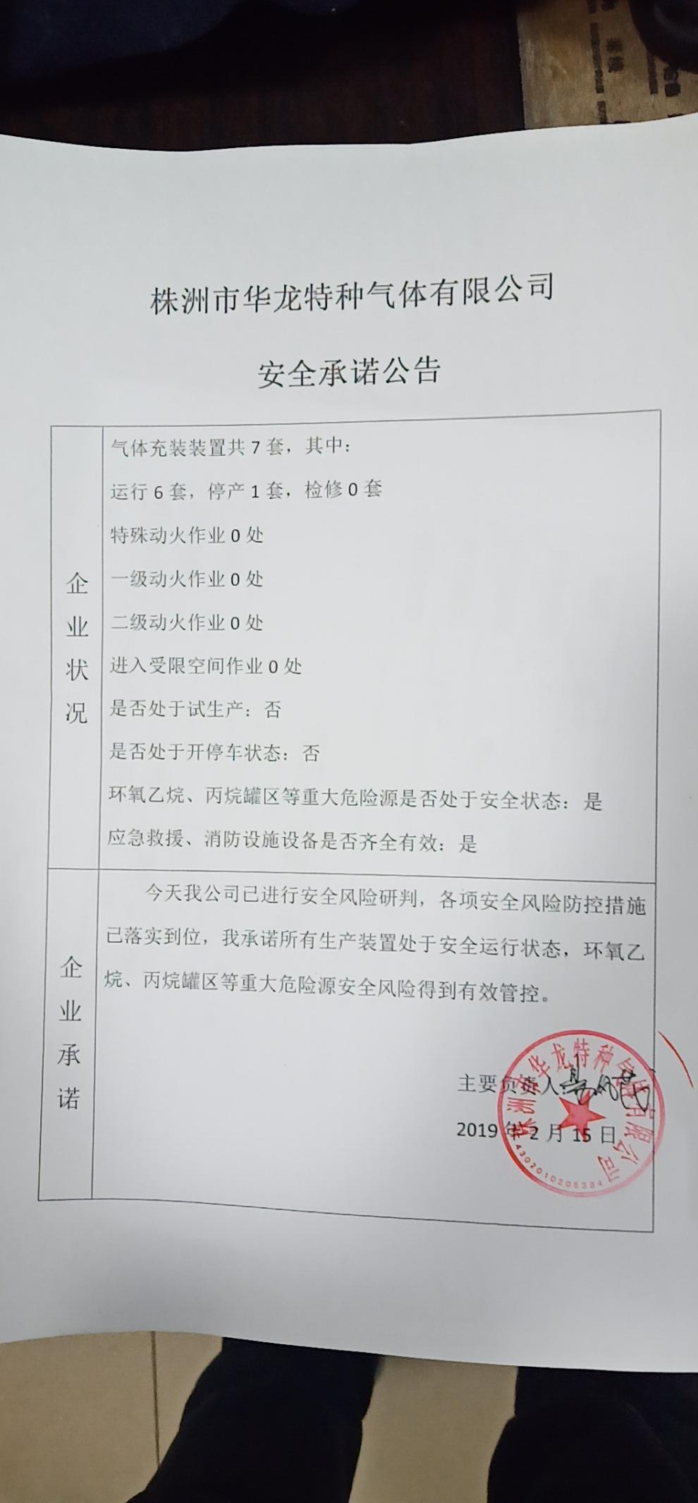 20190215安全承诺公告牌公示