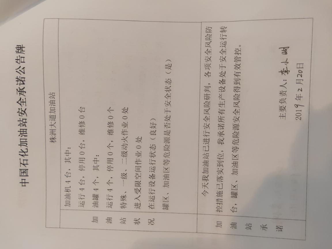 20190220安全承诺公告牌公示