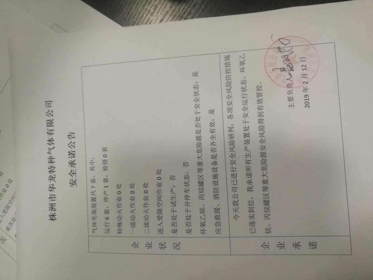 20190212安全承诺公告牌公示