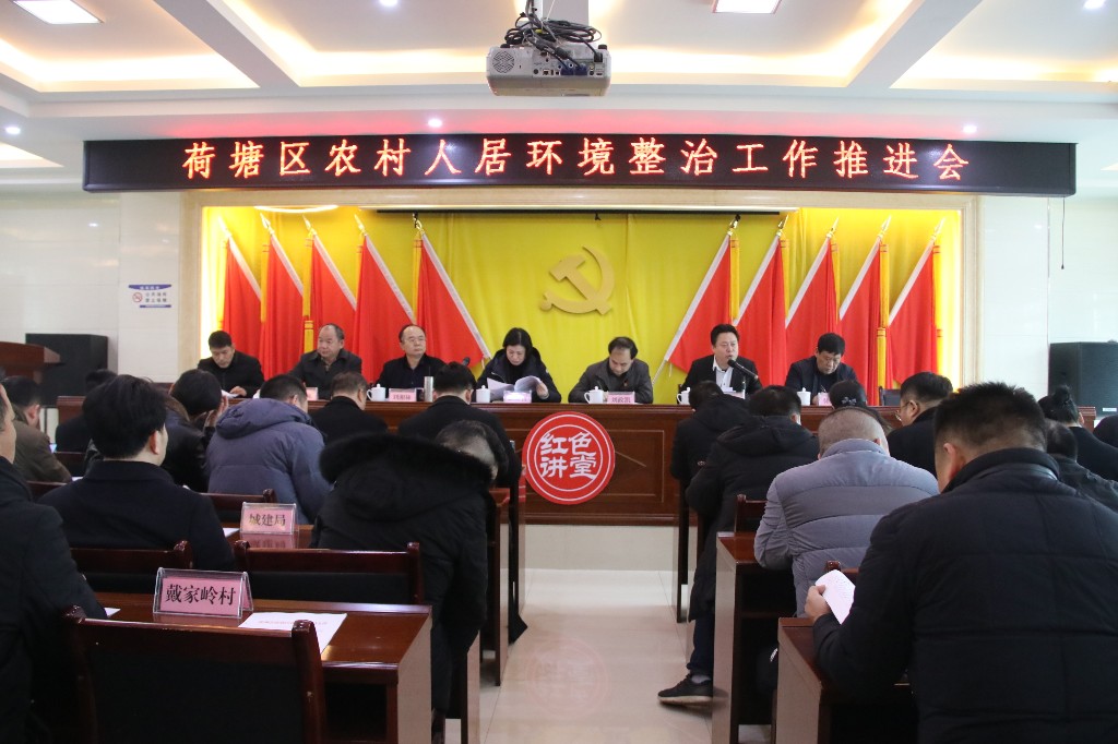 荷塘区召开农村人居环境整治工作推进会