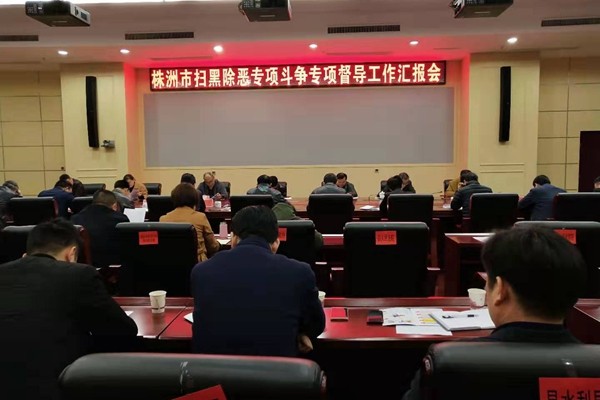 市扫黑除恶专项斗争督导组对攸开展专项督查