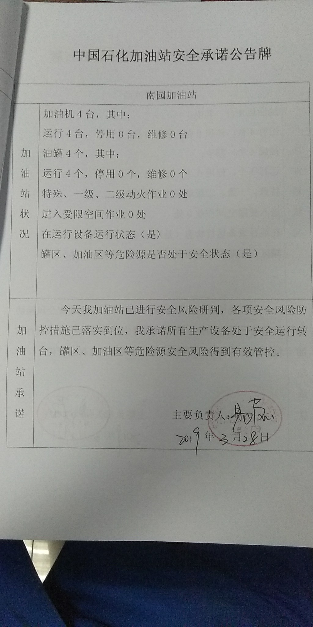 20190328安全承诺公告牌公示