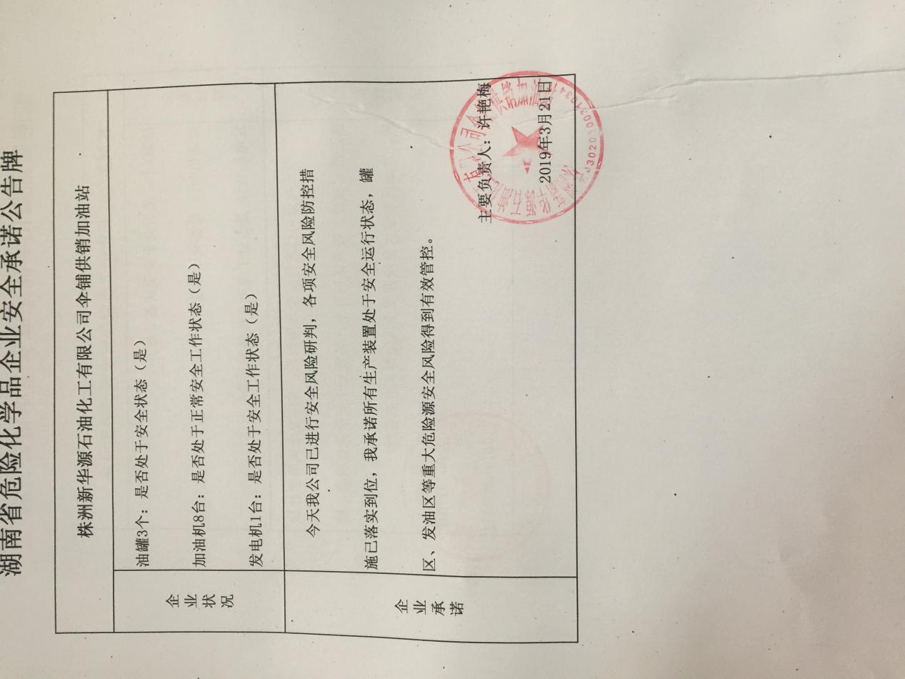 20190321安全承诺公告牌公示