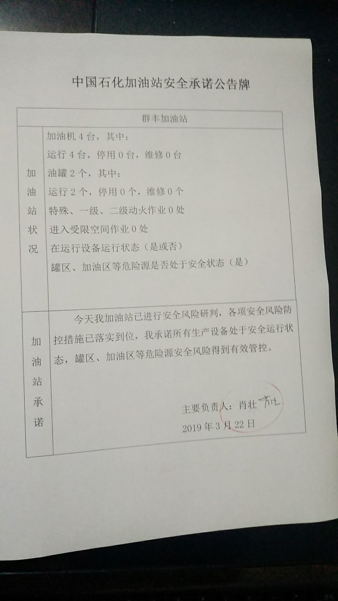 20190322安全承诺公告牌公示