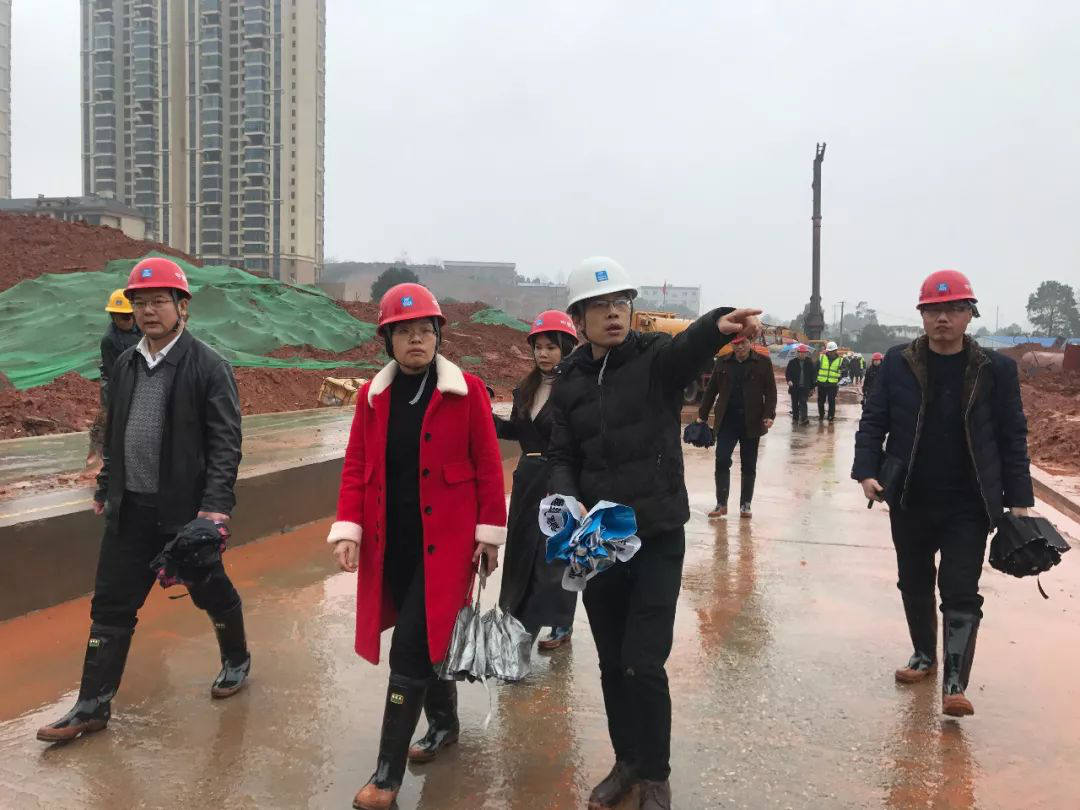 天元区教育局召开白鹤菱溪学校建设现场调度会