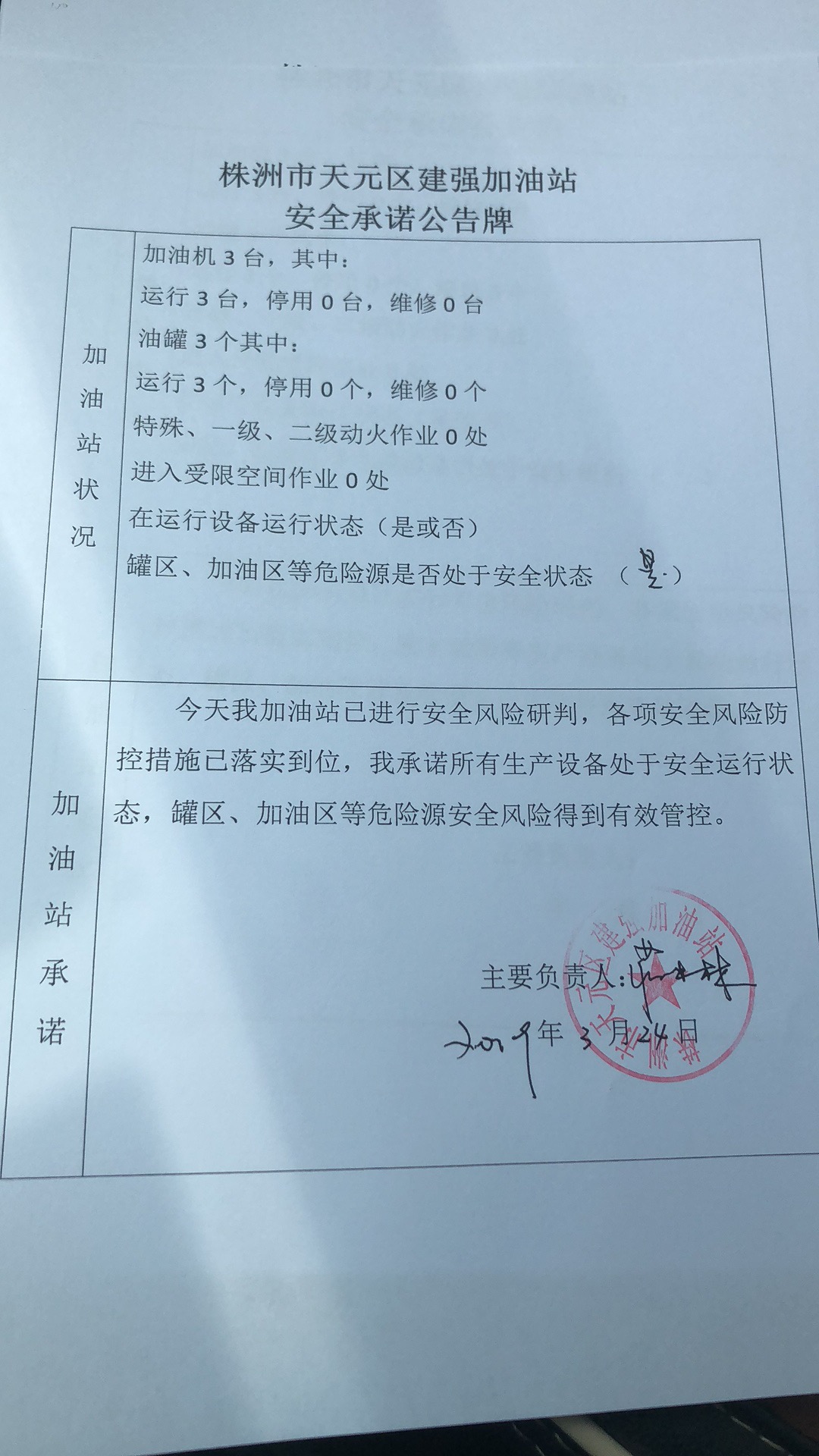 20190324安全承诺公告牌公示