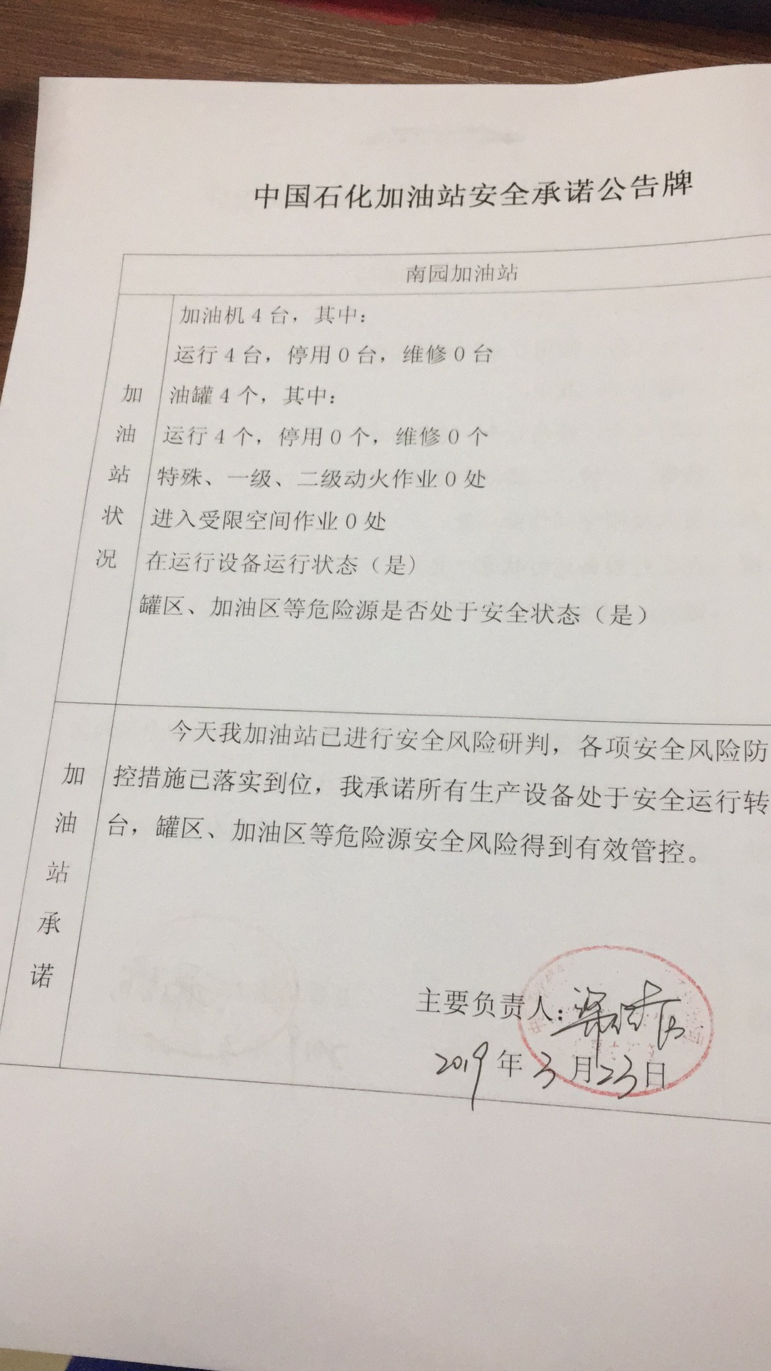 20190323安全承诺公告牌公示