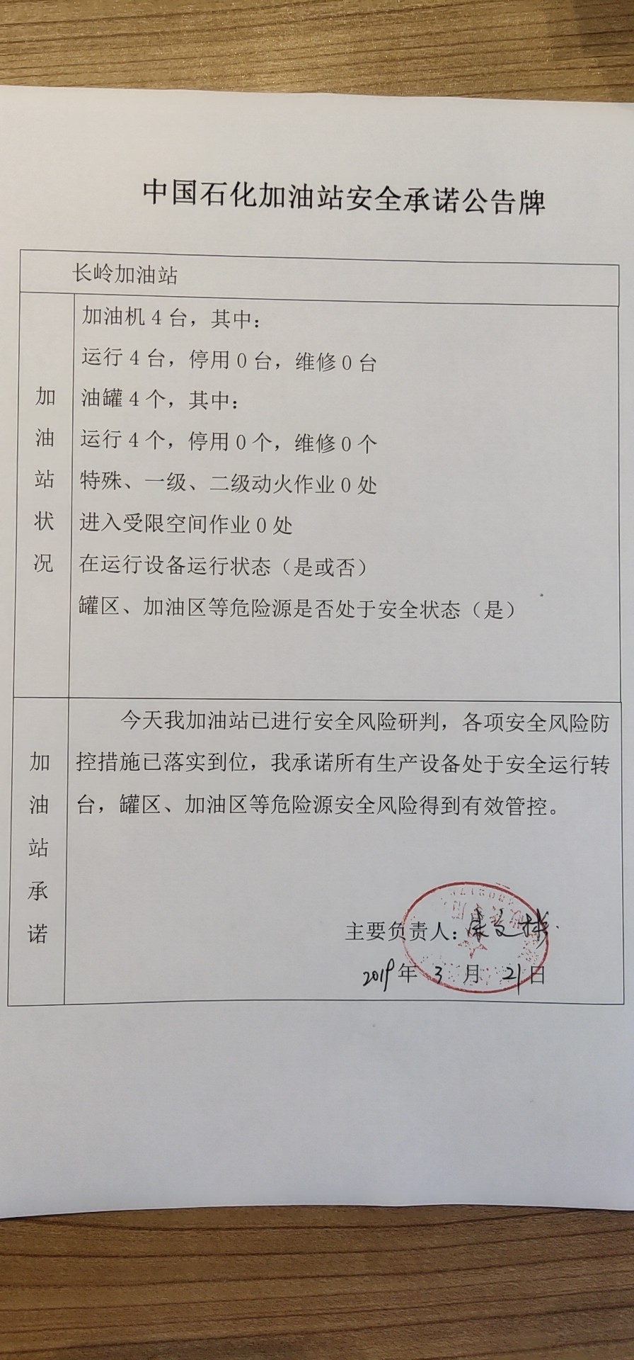 20190321安全承诺公告牌公示