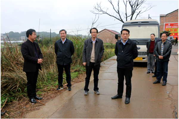 蔡溪来攸调研驻村帮扶工作