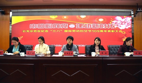我区举行纪念“三八”国际妇女节表彰大会