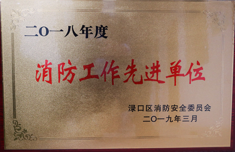 株洲市渌口区教育局荣获渌口区消防工作先进单位