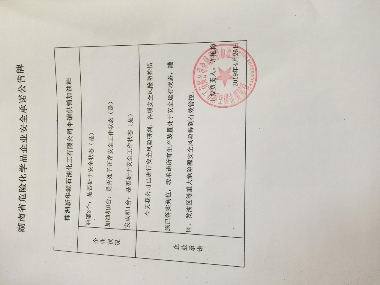 20190426安全承诺公告牌公示
