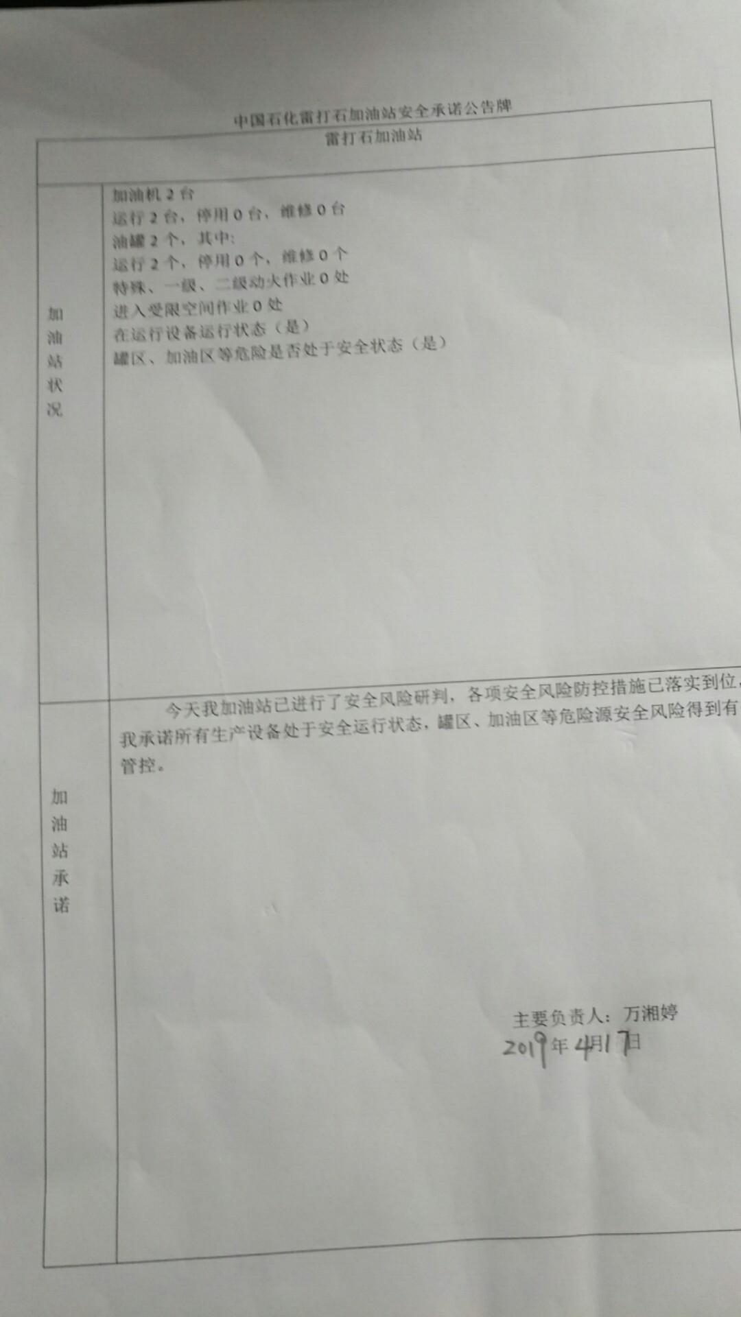 20190417安全承诺公告牌公