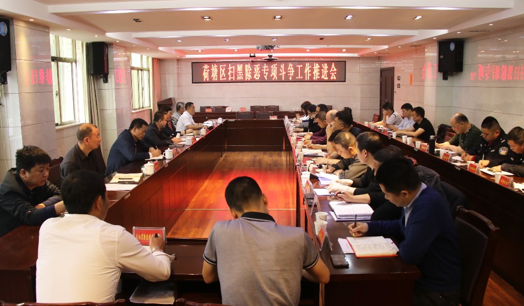 荷塘区召开扫黑除恶专项斗争工作推进会