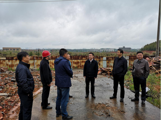 何朝晖副市长调研 “产业项目建设年”活动重点项目