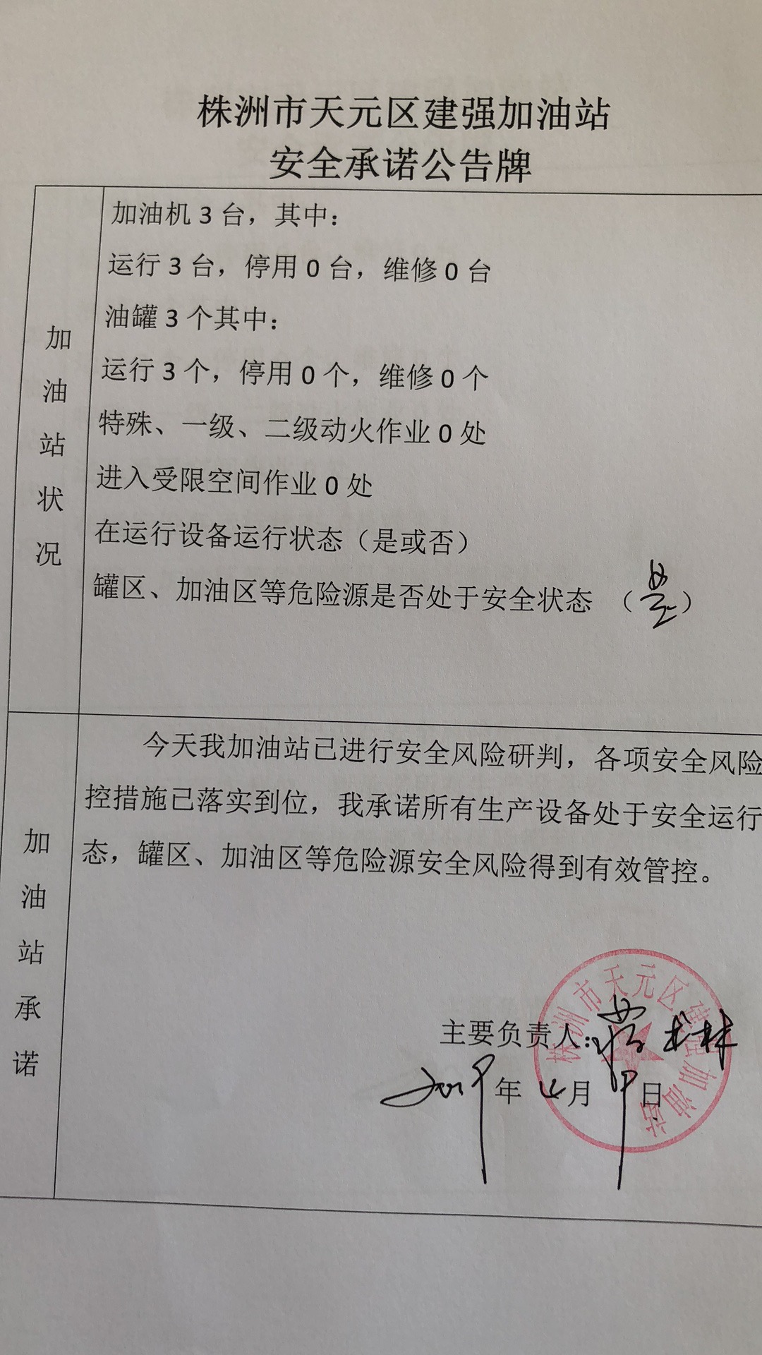 20190409安全承诺公告牌公示