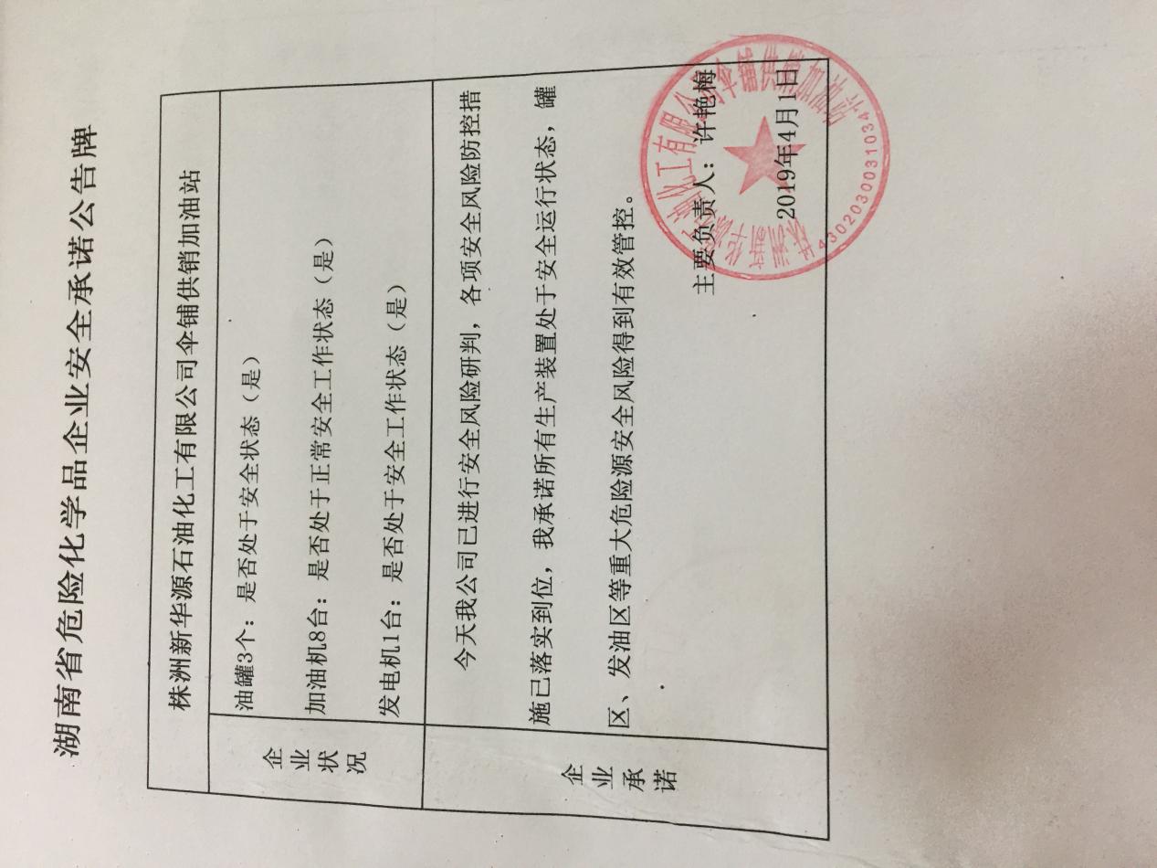 20190401安全承诺公告牌公示