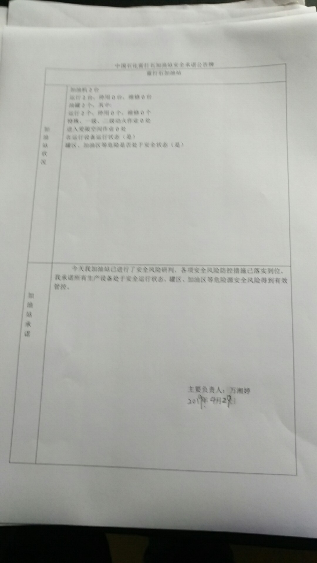 20190429安全承诺公告牌公示