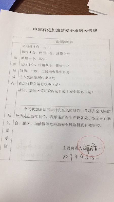 20190413安全承诺公告牌公示