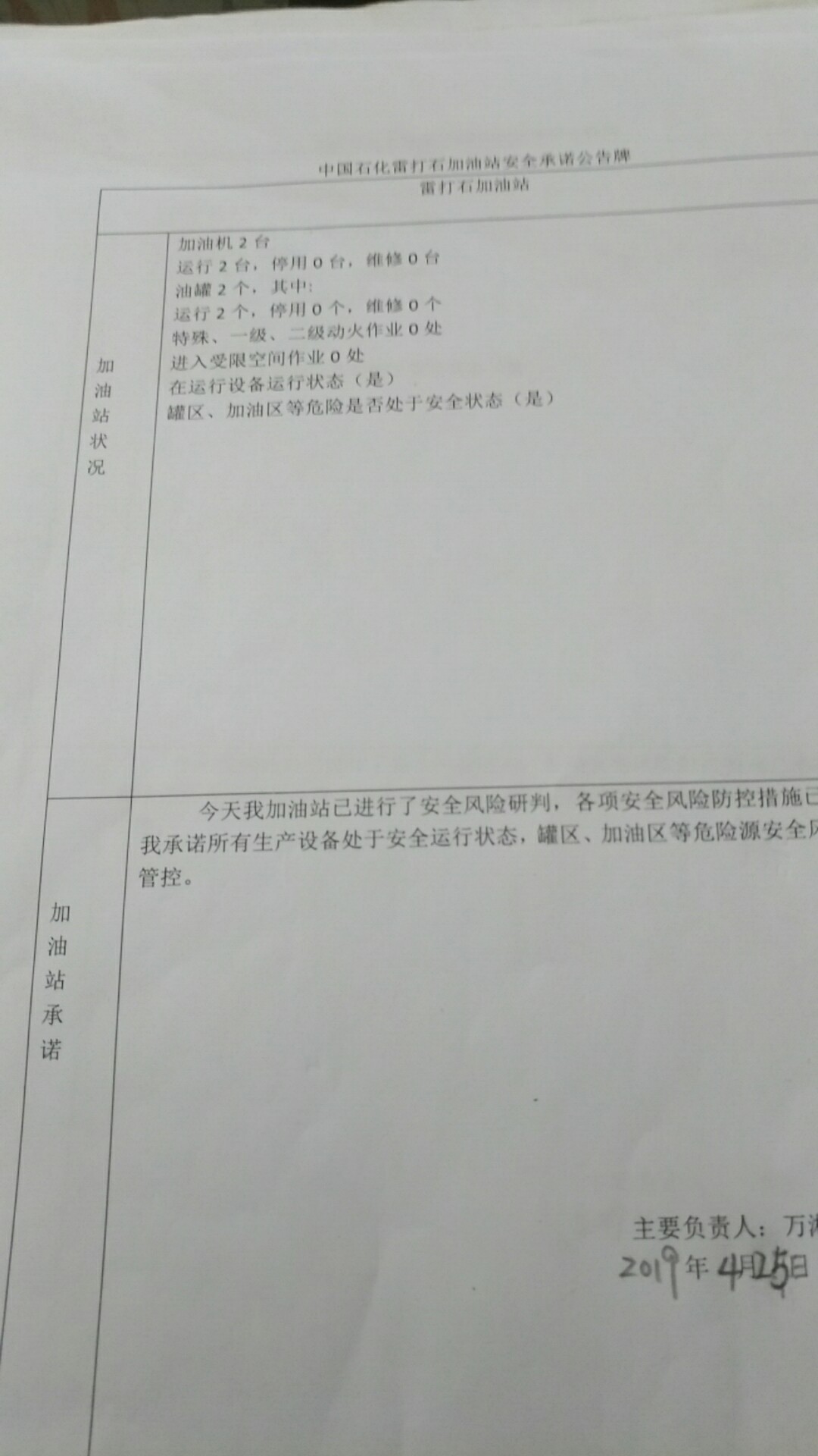 20190425安全承诺公告牌公示