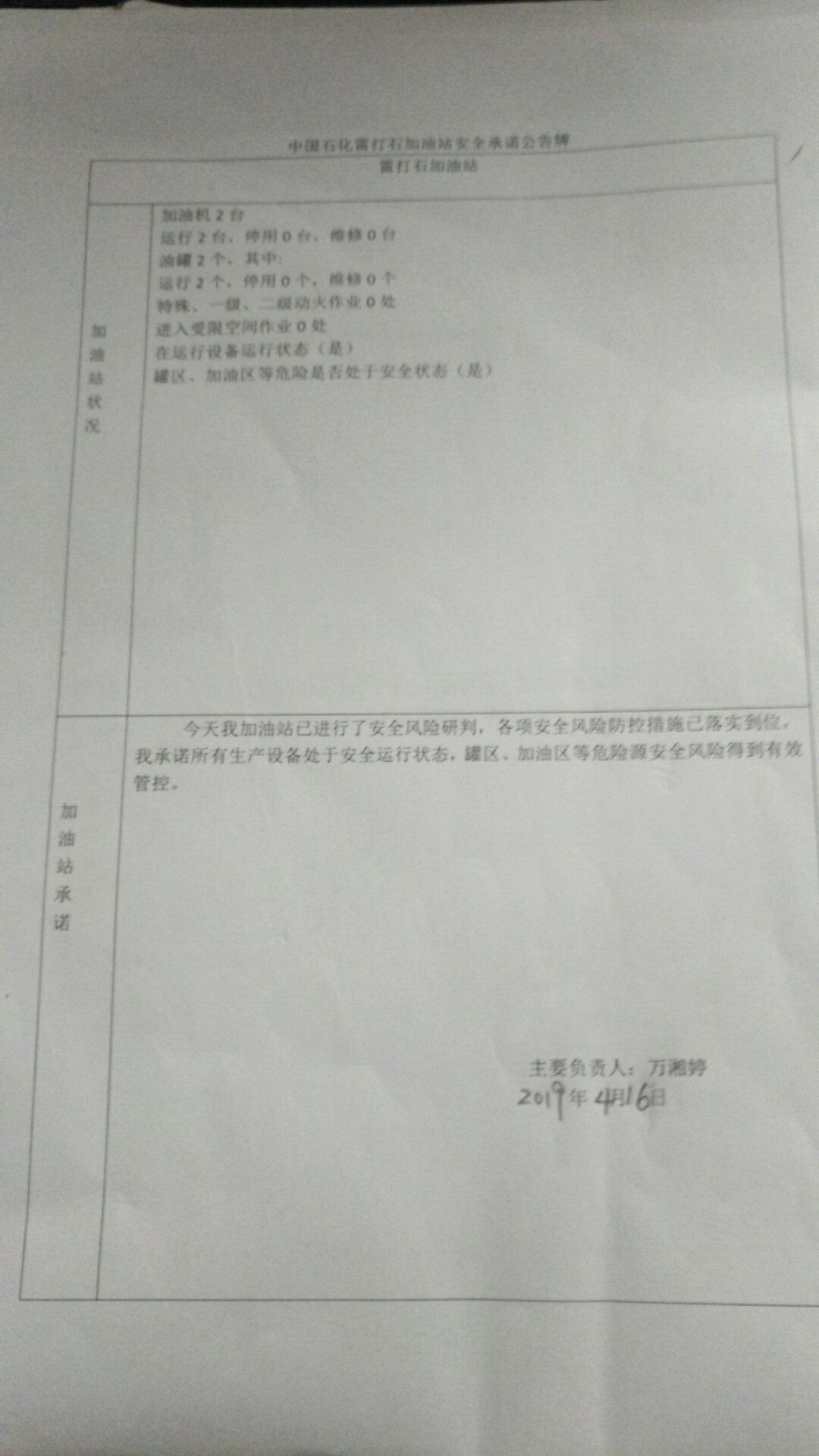20190416安全承诺公告牌公示