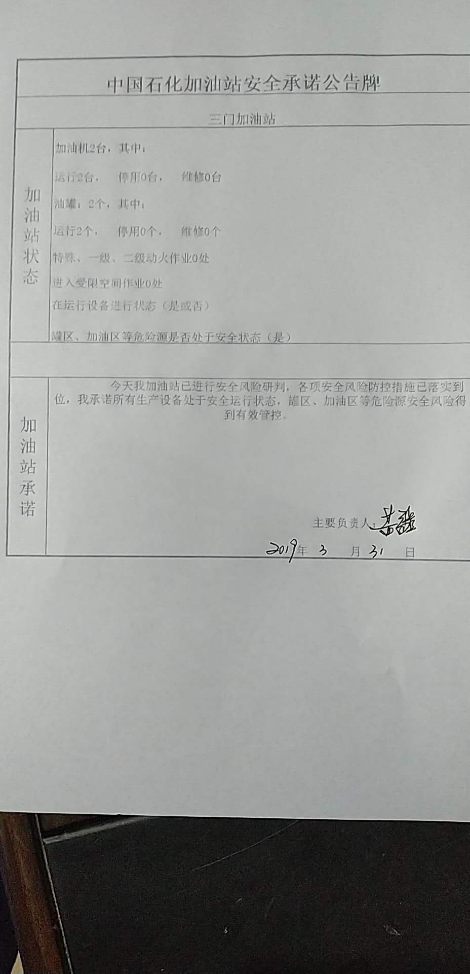 20190331安全承诺公告牌公示