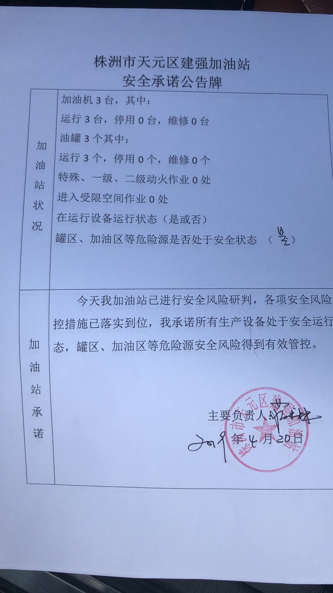20190420安全承诺公告牌公示