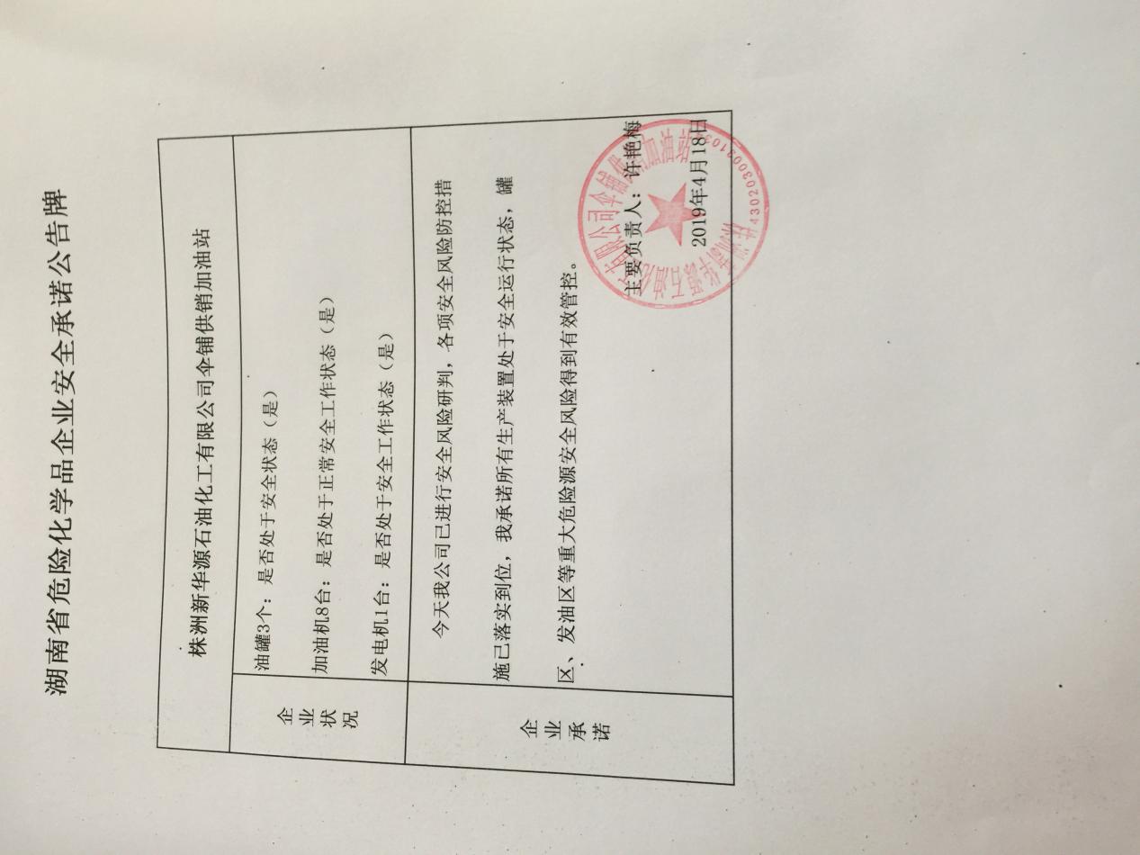 20190418安全承诺公告牌公示