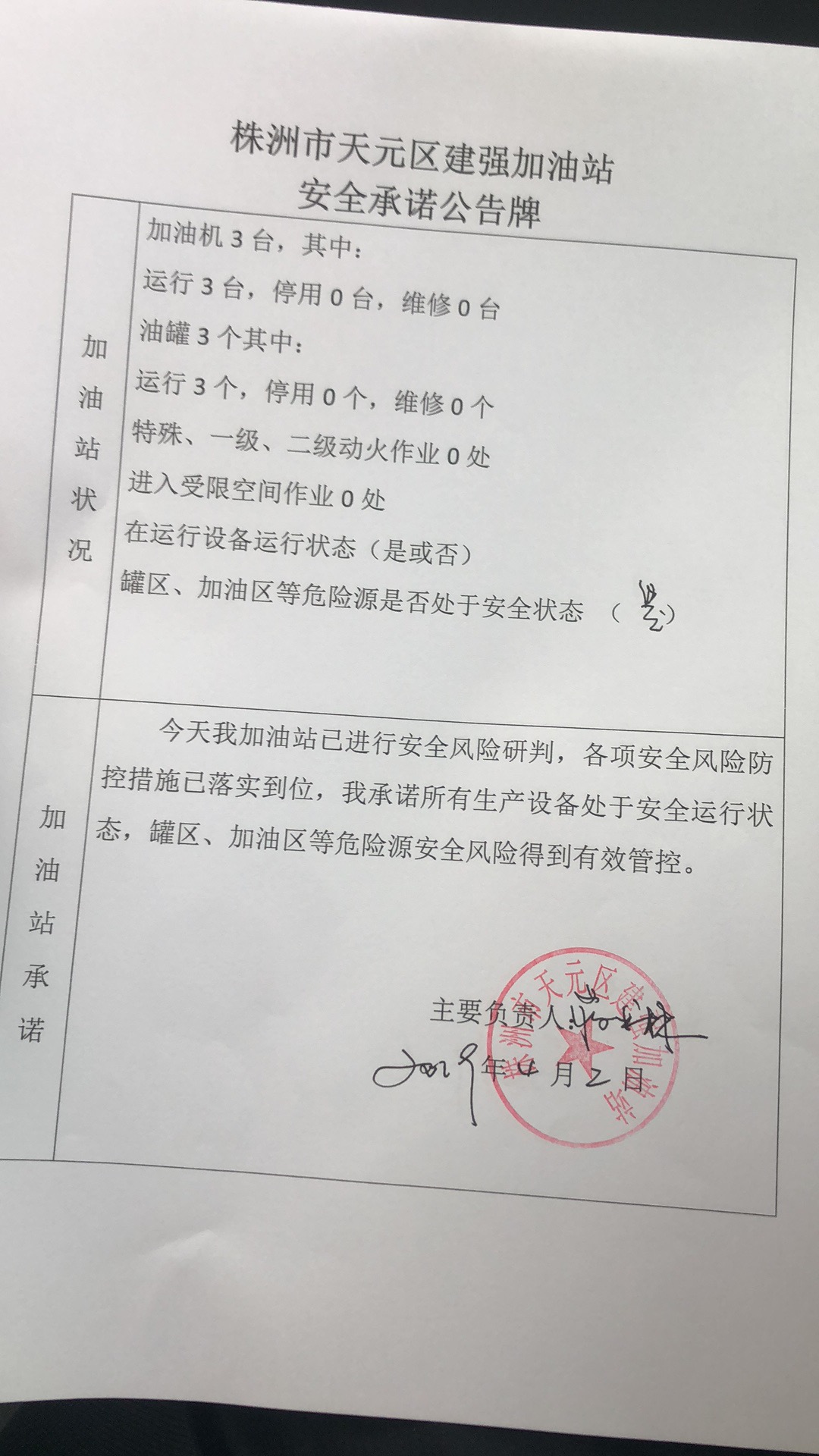 20190402安全承诺公告牌公示