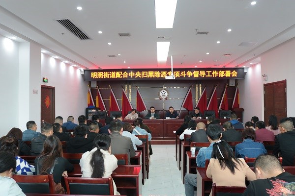 明照街道召开配合中央扫黑除恶专项斗争督导工作部署会