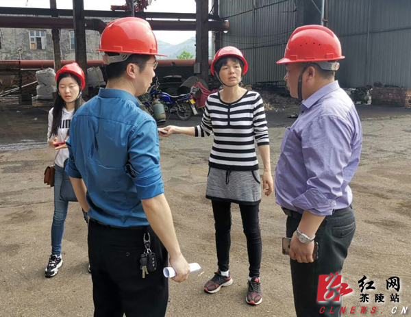 尹兰青到龙下工业园开展“温暖企业”行动