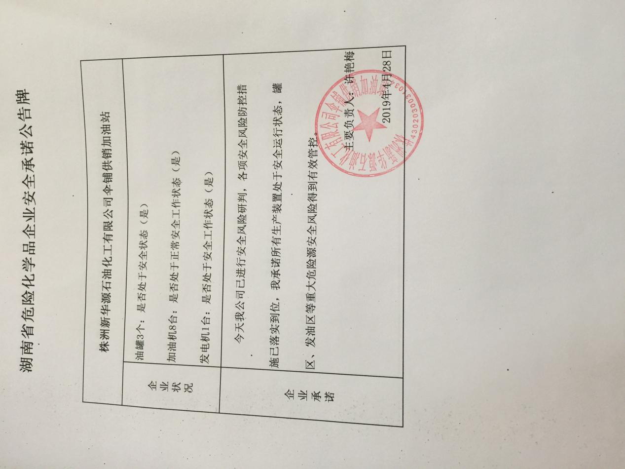 20190428安全承诺公告牌公示