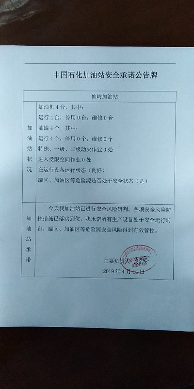 20190414安全承诺公告牌公示