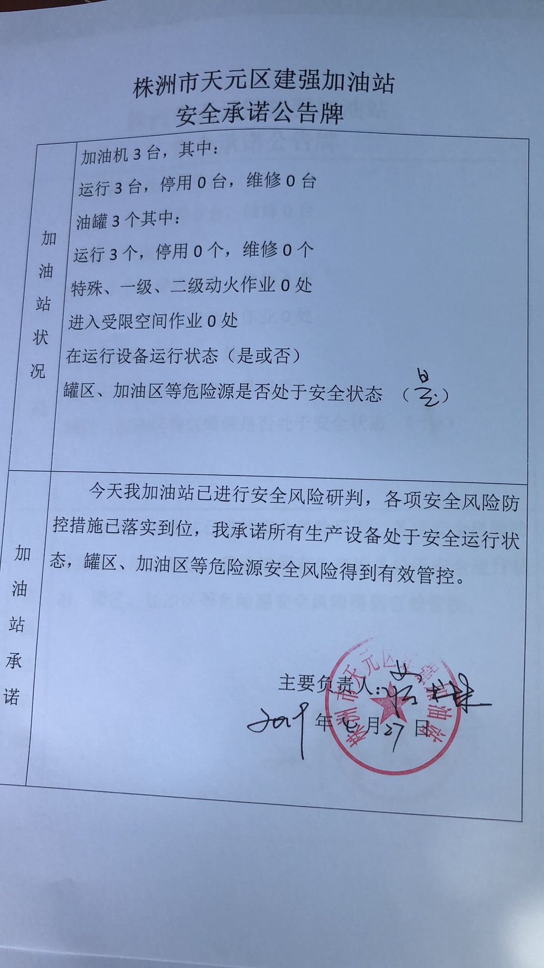 20190427安全承诺公告牌公示