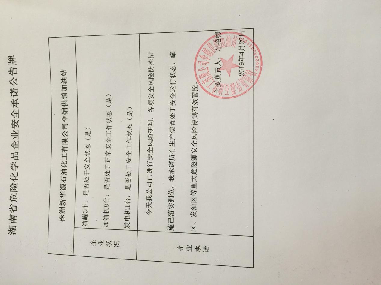 20190429安全承诺公告牌公示