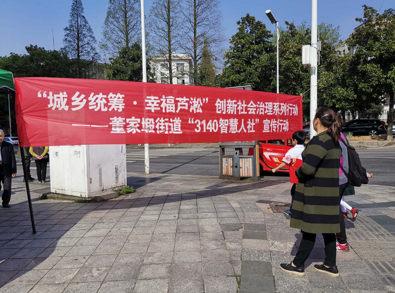 董家塅街道开展2019年12333全国统一咨询日活动