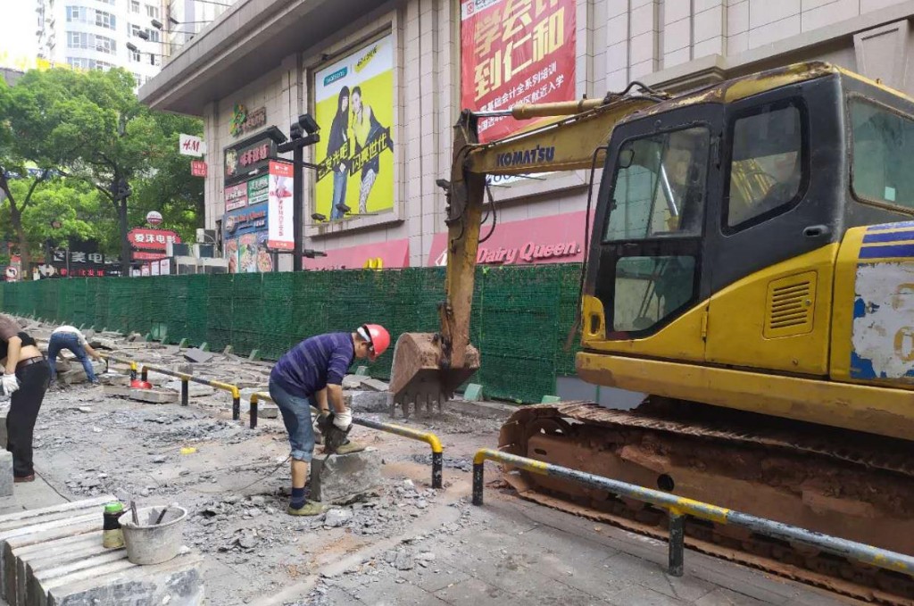 钟鼓岭路启动改造，预计4个月后完工