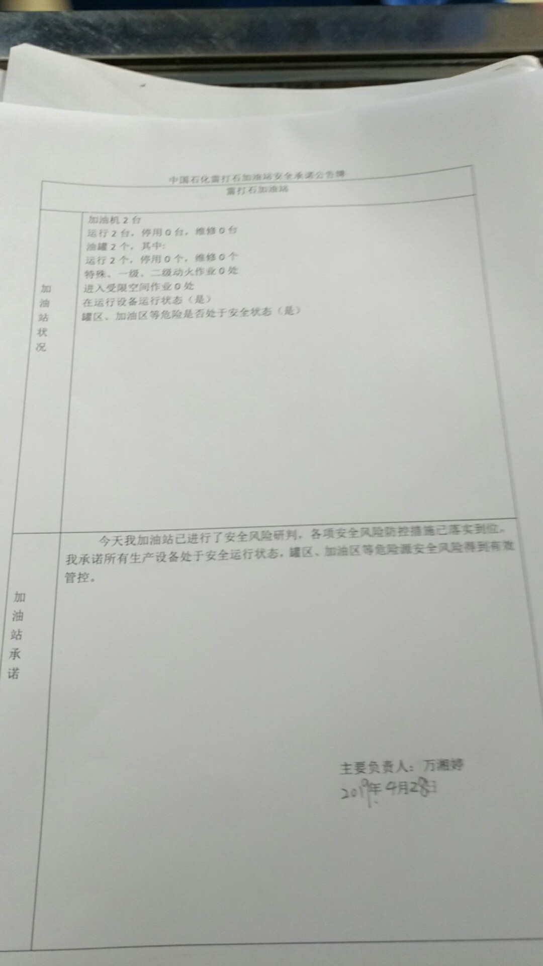 20190428安全承诺公告牌公示